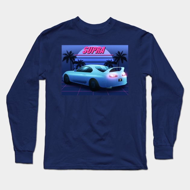 Toyota Supra Long Sleeve T-Shirt by SenpaiLove